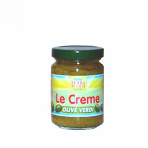 Le Creme Olive Verdi - grøn oliven creme, 130 gr