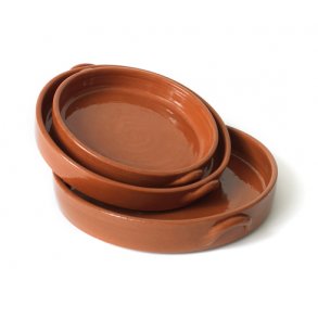 Fade i keramik, runde, sæt af 3